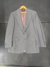 Vintage 2 PC Mens NINO CERRUTI Gray Wool Suit - Coat  Pants