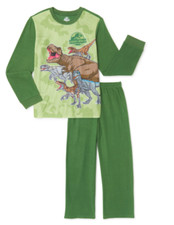 JURASSIC PARK WORLD Fleece Pajamas Comfy Sleepwear Set Boys 4-5, 6-7 or 8 NWT
