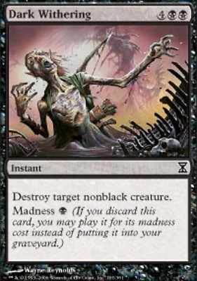 MRM FR/VF FOIL Dark Withering MTG magic TSP