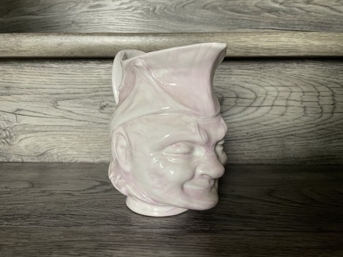 PINK LEPRECHAUN TOBY ENGLAND DICKENS PERSONAGGIO TAZZA VISO CREMA BROCCA DECANTER - Foto 8 di 19