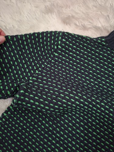 J Crew Turtleneck Sweater Size XS Green And Blue - 第 8/11 張圖片