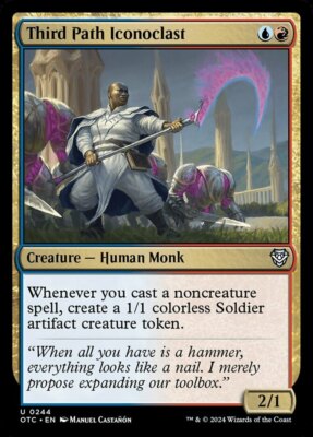 MTG Third Path Iconoclast NM-Mint Commander: Outlaws of Thunder Junction 