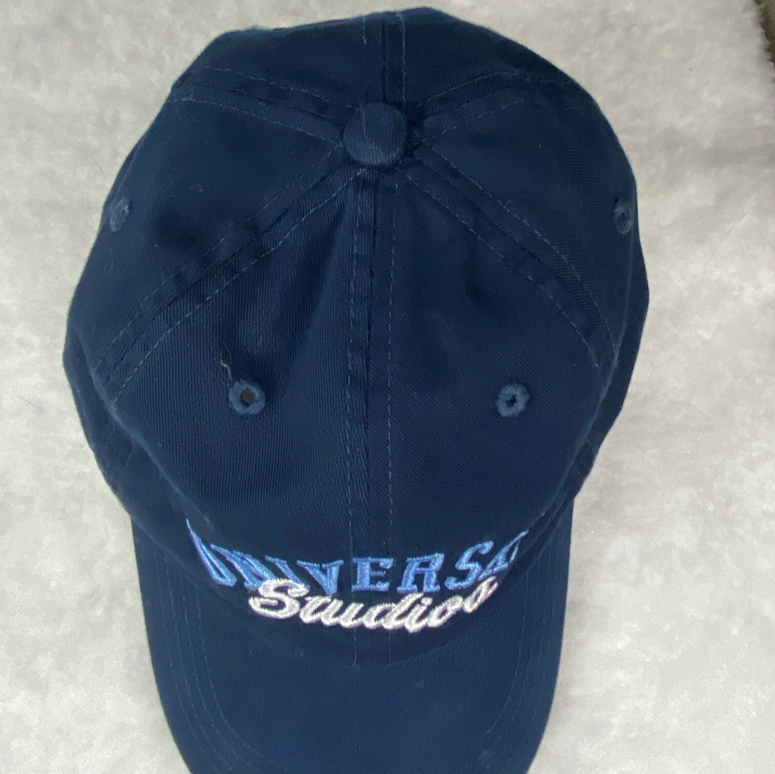 Universal Studios Strapback Baseball Cap Blue Emb… - image 6