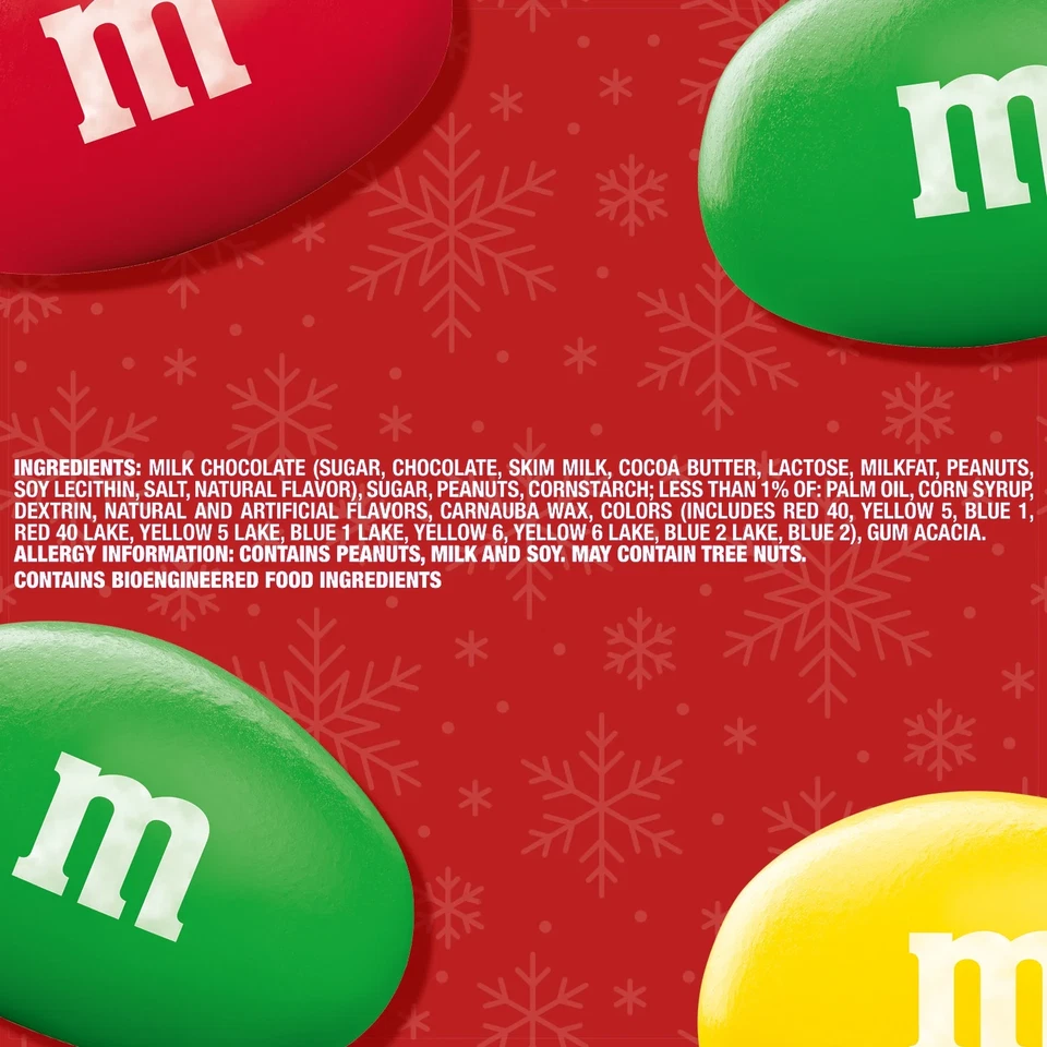 M&M's TOASTY HOLIDAY PEANUT MIX Candy, VALUE PRICE LIMITED TIME IN POUNDS BAG!! - Image 2 of 4