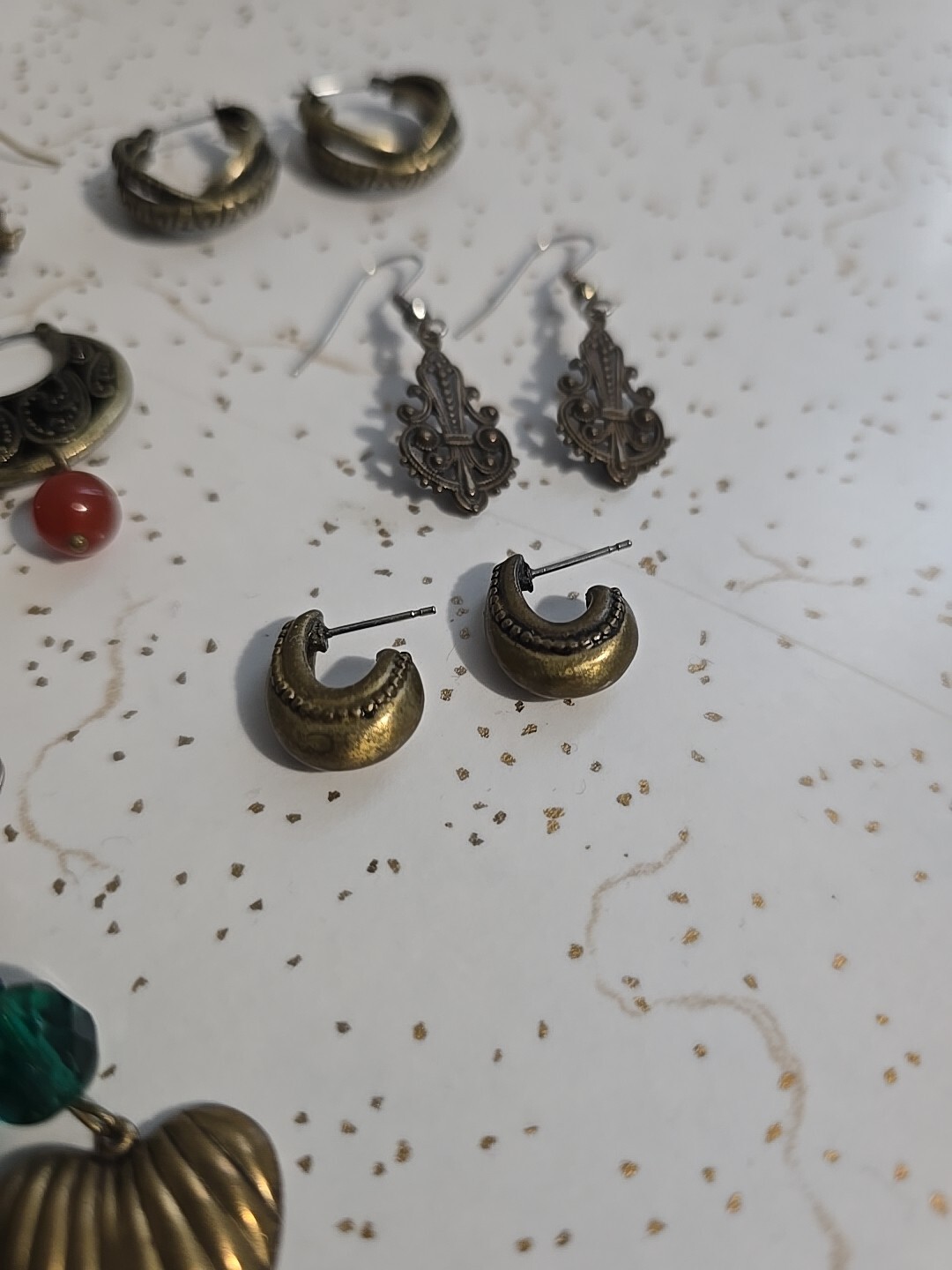 Assorted Brass Earrings - image 3