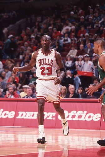 LD156-576 1996 MICHAEL JORDAN CHICAGO BULLS #23 ORIG STEPHEN GREEN 35MM SLIDE