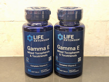 Gamma E Mixed Tocopherols 60 Softgels Life Extension Antioxidant Protection