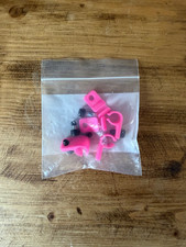 Pink Camera Cable Clips For Tidying and Securing Cables on Camera 1/4 Screws