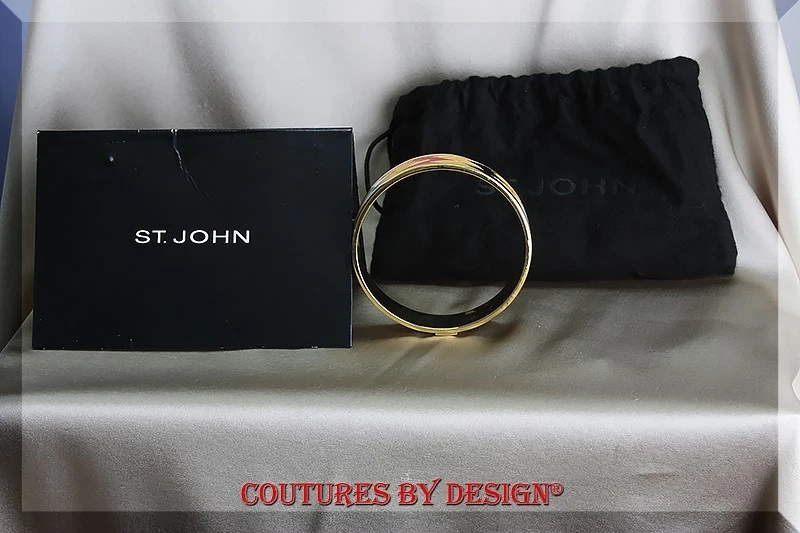 St John браслет эмалированный браслет белый, Marigold, красный и черный новый с Ярлыками Рекомендуемая розничная цена производителя $210 - Изображение 2 из 4