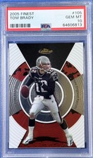 2005 Topps Finest - Tom Brady #105