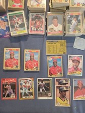 1987 Topps baseball #598 Ozzie Smith All Star mixed lot (100) cards