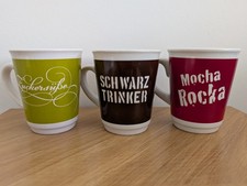 McDonalds 3x Mc Cafe Mccafe Kaffeetasse Tasse Becher rot grün braun 2010