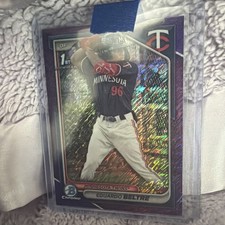 2024 Bowman Chrome - Prospects Eduardo Beltre Purple Shimmer Refractor /250 (RC)