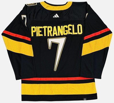 Alex Pietrangelo Vegas Golden Knights Reverse Retro 2.0 Custom Jersey Size Large