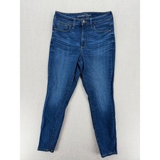 Universal Thread Highest Rise Skinny Jeans Medium Wash Blue Denim Womens 10/30R