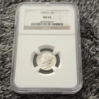1945-D Mercury Dime 10c NGC MS 65 3692358-077