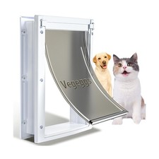 Pet Door for Cat and Dog, Interior and Exterior Large Dog Door, PC ... Fast Ship