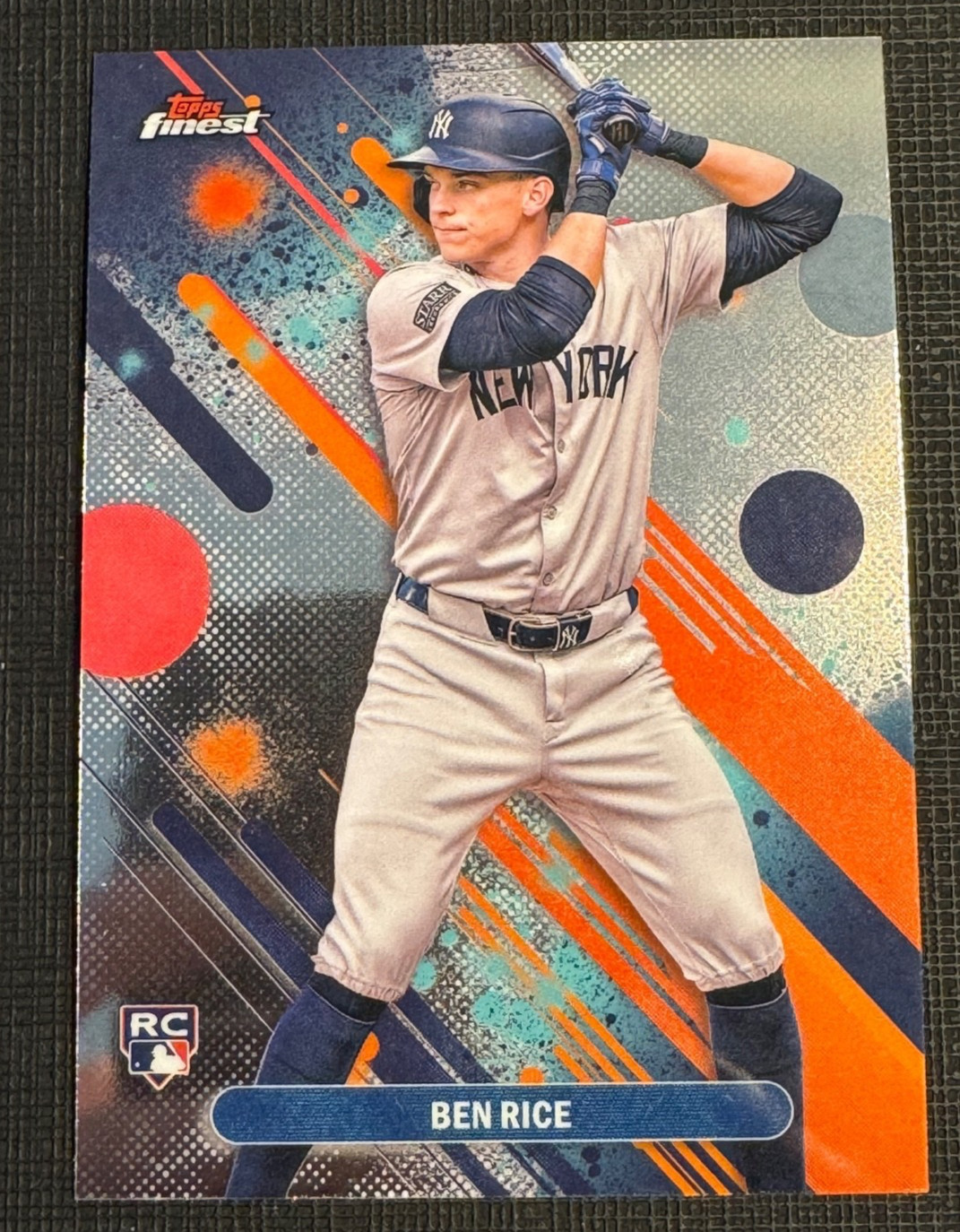 2025 Topps Finest - Ben Rice #48 Rookie Card NYY New York Yankees Rc NYY