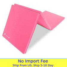 ProsourceFit Tri-Fold Folding Exercise Mat - Pink