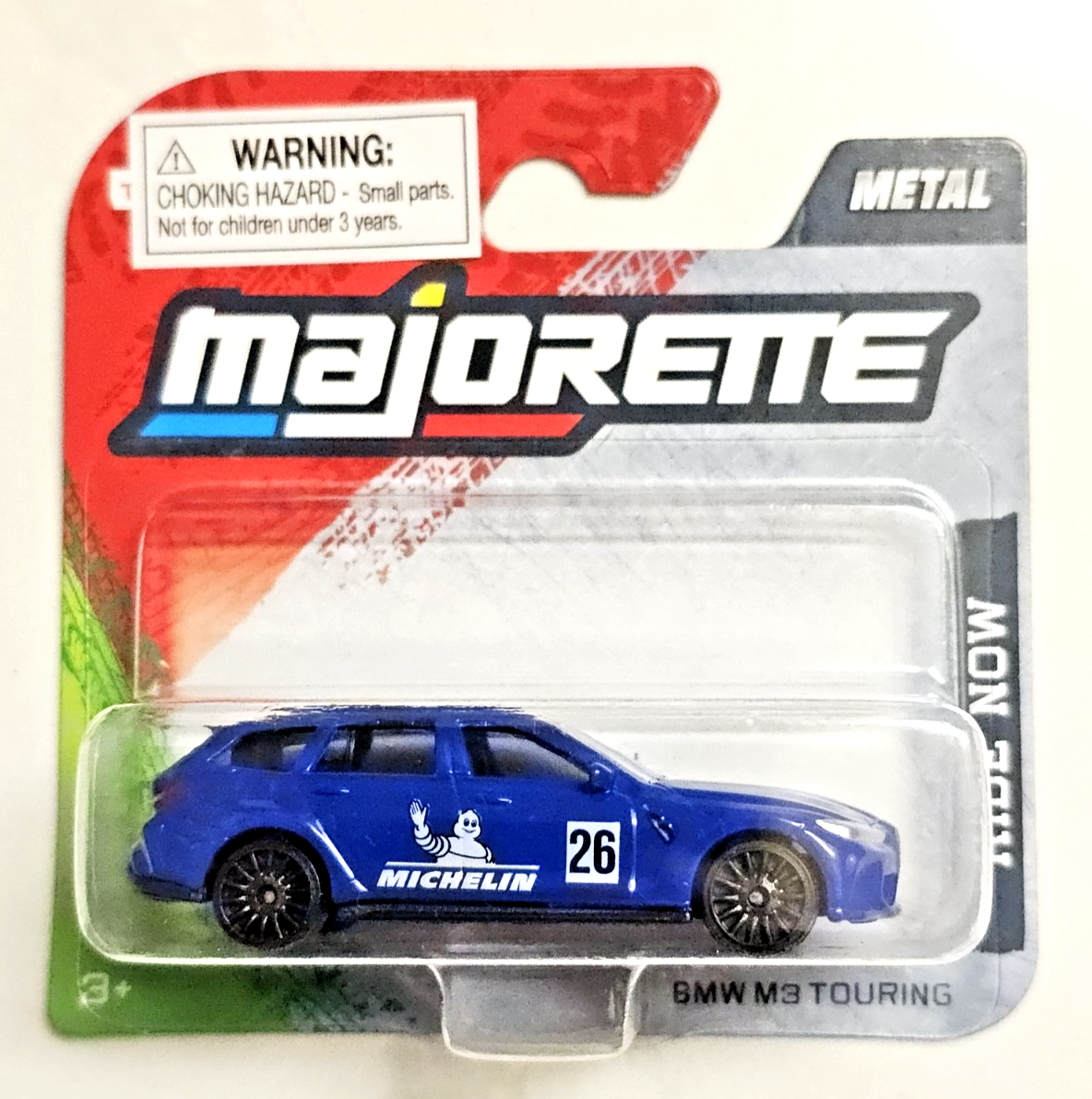 Majorette 1:64 BMW M3 Touring Michelin #26 Ride Now Diecast Car