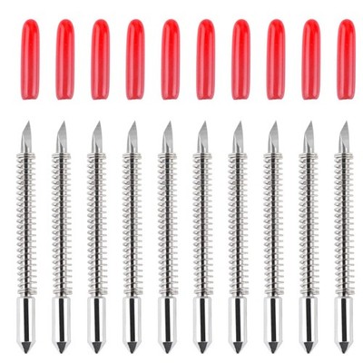 HQMaster 45 Degree Vinyl Cutter Blades Lettering Blade for Graphtec 45°, Red 