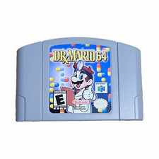 Nintendo Dr. Mario 64 N64 Cartridge Tested NTSC-U/C E Puzzle Multiplayer 1997