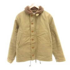 Mens  McCOY’S THE  McCOY S Demo Texts N 1 Deck Jacket 38 Khaki UO GY18 M