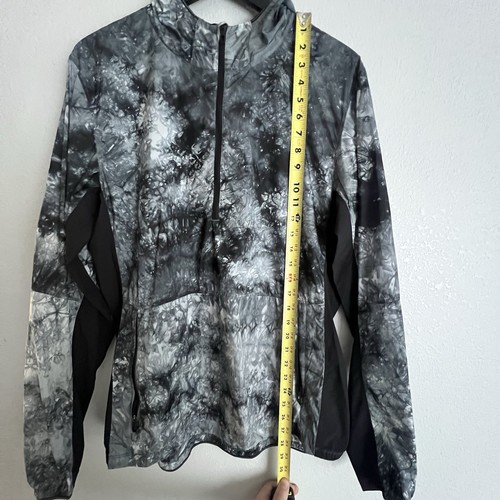 Lululemon Mens Lost In The Hustle Anorak Size M Grey Black - Picture 4 of 6