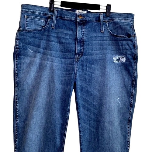 Madewell Damen Jeans Stovepipe Holborn Distressed Wash Größe 36 - Bild 2 von 8