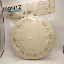 Corning CORELLE Coordinates Burner Covers Set Forever Yours Pink Hearts NOS
