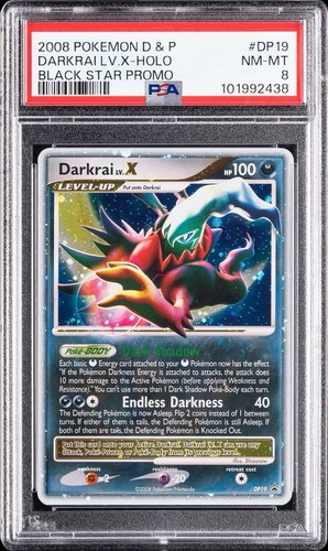 Darkrai LV.X graded PSA 8 for sale on eBay
