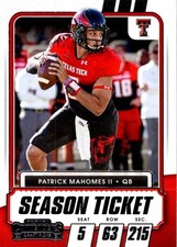 PATRICK MAHOMES II 2021 Panini Contenders Draft Picks #1 Kansas City Chiefs