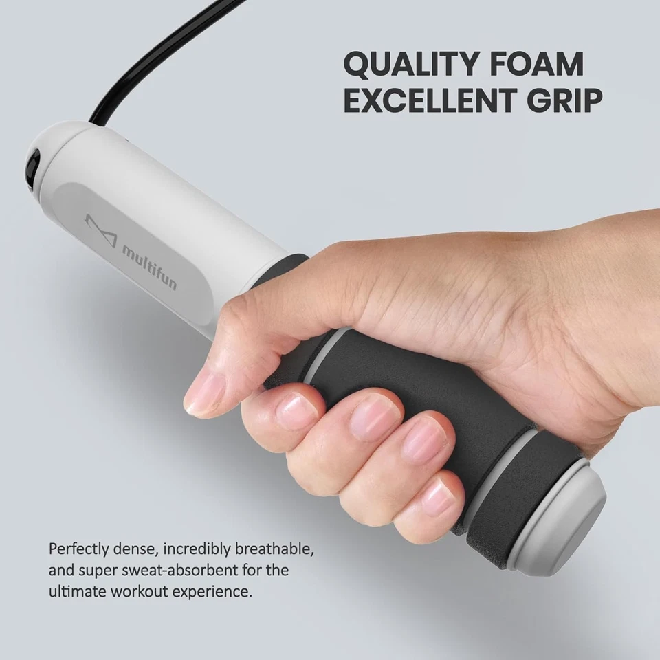 Gym Fitness Digital Jump Rope With LCD & Calorie Counting Speed Skipping 2.9 M - Imagem 4 de 4