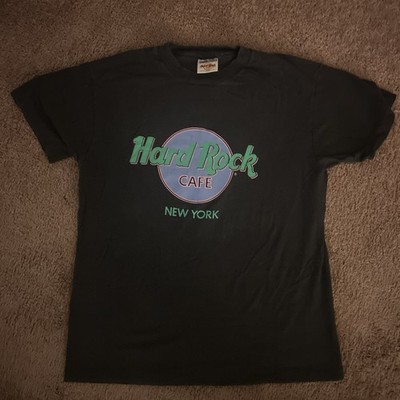 Hard Rock Cafe New York T Shirt Black L - Pre Owned. Unisex.  Check Measurements