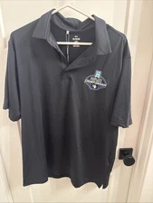 Under Armour 20204 NCAA DII Football Championship Polo Black NWT
