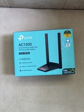 TP-Link AC1300 Dual Antenna Wireless USB Adapter - Teal and Black
