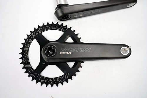 Guarnitura bici Easton EC90 CINCH 40t carbonio strada CX ghiaia 172,5 mm 1x pedivella - Foto 2 di 3