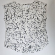 Cynthia Rowley Linen Blouse Womens Size Large...