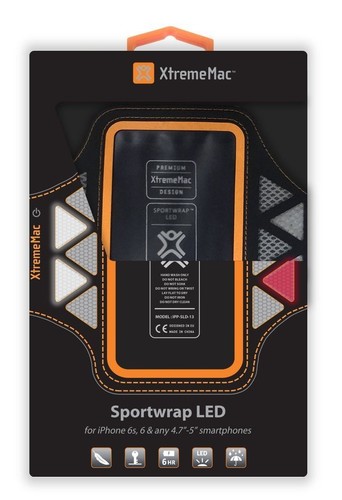 XtremeMac LED-Licht Armband Sport-Tasche Hülle für Handy bis 5" iPhone X 8 7 6 - Bild 5 von 5