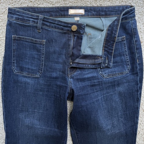 Women’s KUT Ana High Rise Flare Blue Jeans Size 12 - Picture 3 of 6