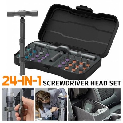 24-in-1 Magnet Schraubendreher Set, Manuelles DIY ratschenschraubendreher