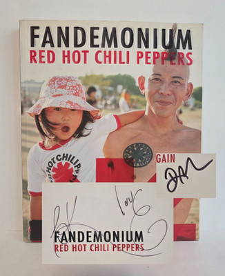 Fandemonium   Red Hot Chili Peppers | Signed by Anthony Kiedis & David Mushegain