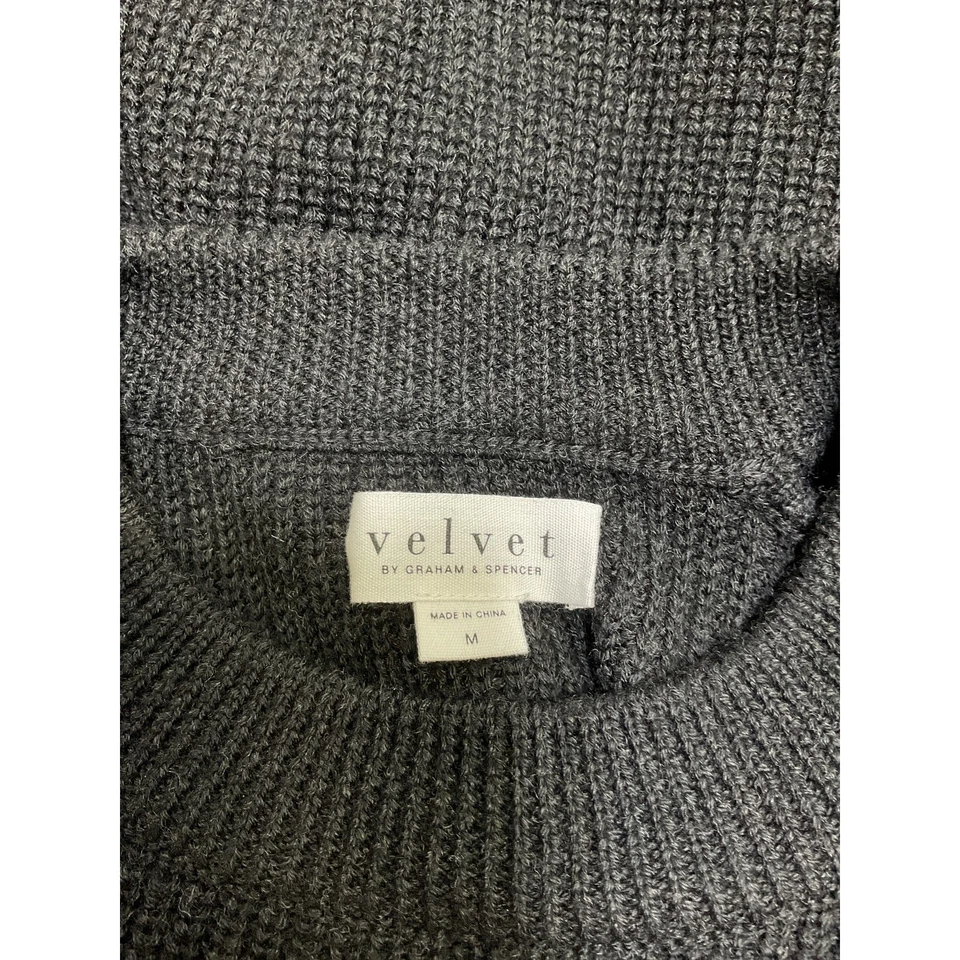 Suéter de Lana Negro Terciopelo 'Elise' Talla M Foto 4 de 4