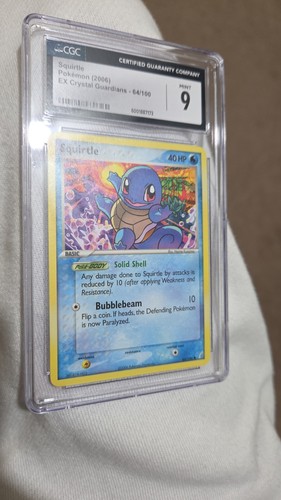 Squirtle graded CGC 9 for sale on eBay
