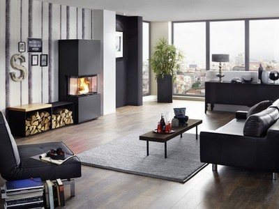 Olsberg Kaminofen OSORNO 8 kW Ofen Kamin Holzofen Bausatz