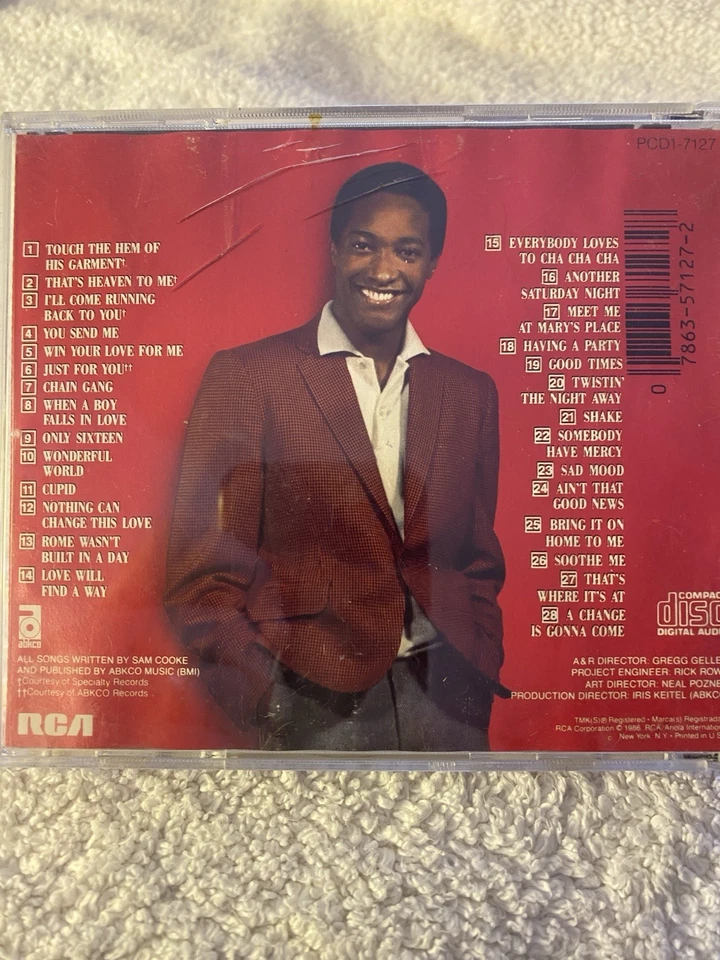 SAM COOKE The Man And His Music CD RCA 1986 Soul - Image 2 of 4