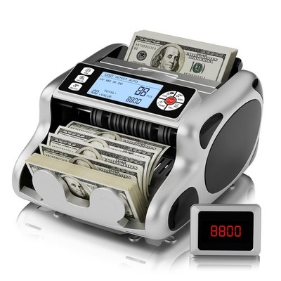 ** NEW K08 Money Counter | 1200 BPM | Dual Display | Counterfeit Detection
