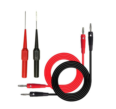 Multimeters Prüfsonde Set, 4Mm Bananenstecker Und 0.7Mm Testsonde Testkabel Verl