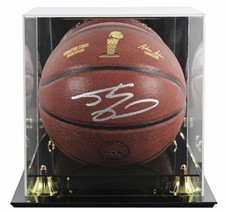 Lakers Shaquille O'Neal Signed Wilson Trophy Series Basketball W/ Case BAS Wit
