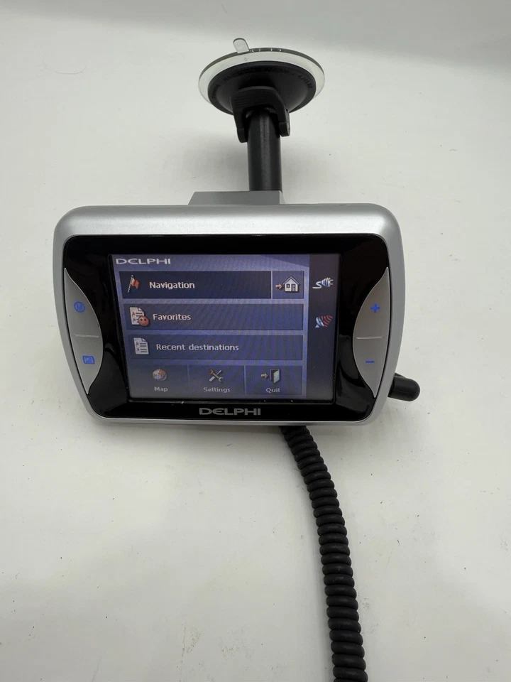 Delphi NAV200 Portátil Navegación GPS con Accesorios Tarjeta Disco Manual Paquete Foto 3 de 4